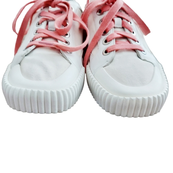 Veronica Beard "Parise" Canvas/Leather Sneakers - Picture 6 of 10